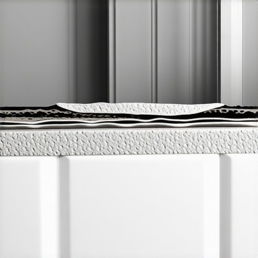 Expert Shower Waterproofing Technique Professional applying waterproof membrane to shower base for durability