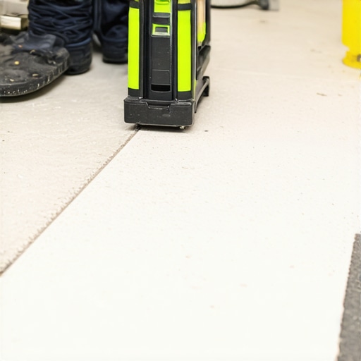 Professional Floor Leveling Tools and Techniques Laser level and leveling compounds used by professionals for floor preparation