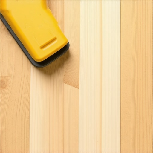 Installer using spacers to ensure level laminate flooring in a modern home