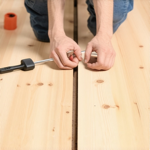 How to Fix a Laminate Plank That Has a Gap at the Short End