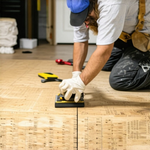 How to Level a Plywood Subfloor for Large Format Kitchen Tile