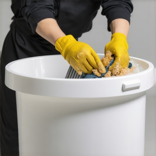 How to Remove Dried Floor Leveler from Your Expensive Bucket