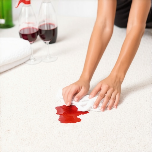 How to Remove Red Wine Stains from Light Carpet