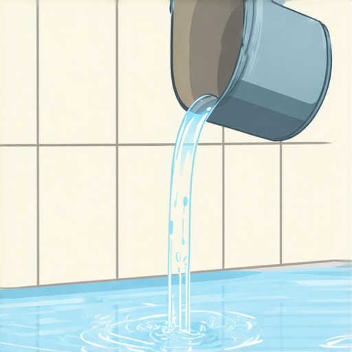 The 'Bucket Pour' Method for Testing Shower Floor Slope