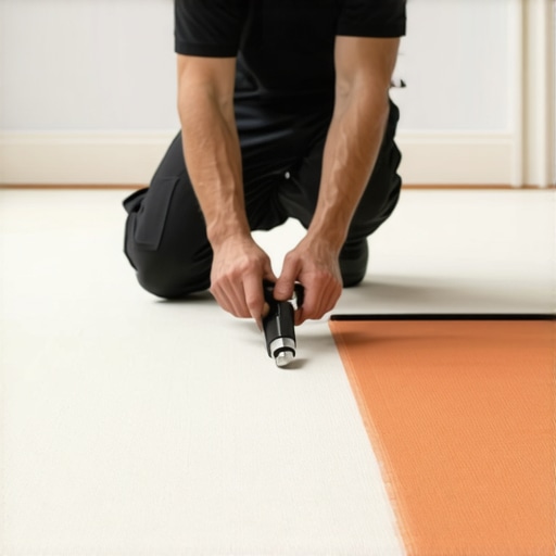 The 'Chalk Line' Trick for Getting Your Carpet Pattern Straight
