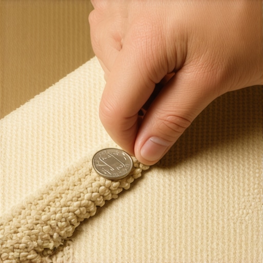 The 'Dime Test' for Checking Carpet Stair Treads for Proper Tension