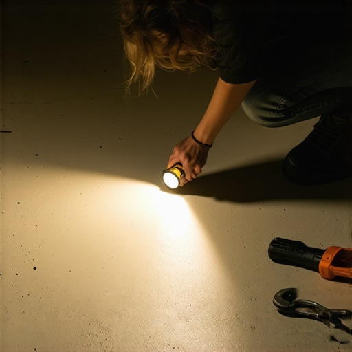 The Flashlight Trick for Checking Floor Leveler Flatness