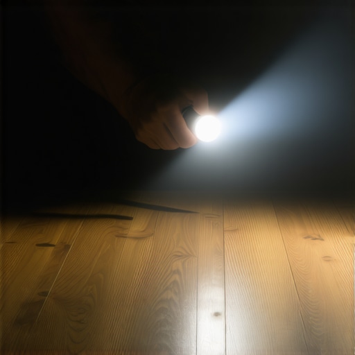 The Flashlight Trick for Spotting Low Spots in Your Subfloor Prep
