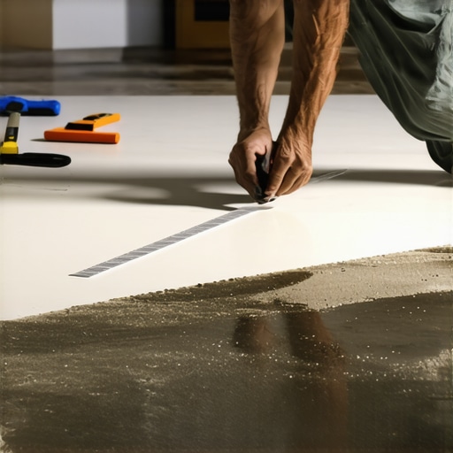 The 'Paper Strip' Method for Checking Floor Leveler Dryness