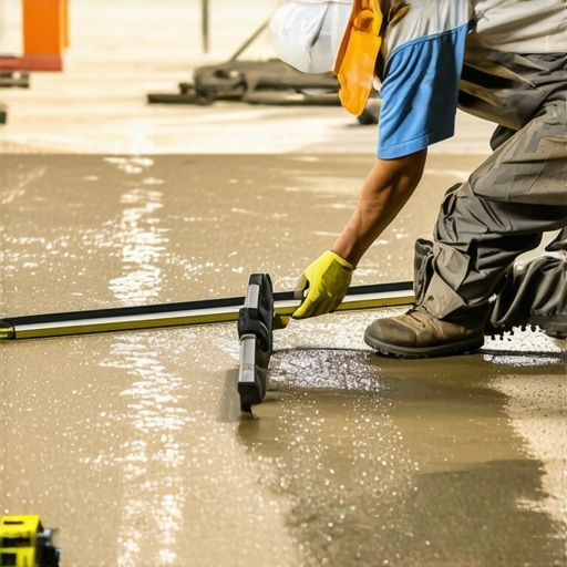 The 'Paper Test' for Finding Hidden High Spots on a Concrete Floor
