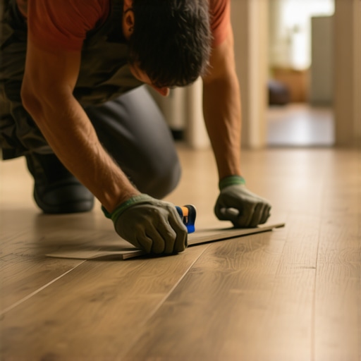 How to Install Laminate Under a Door Jamb Without a Pull Bar