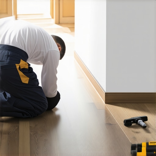 How to fix a laminate plank that has moved away from the wall