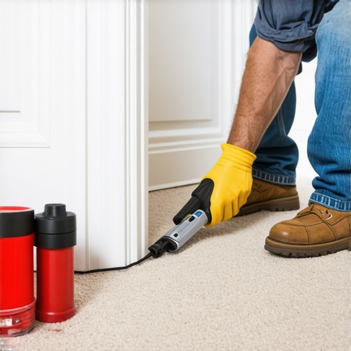 How to fix a loose carpet seam in a doorway