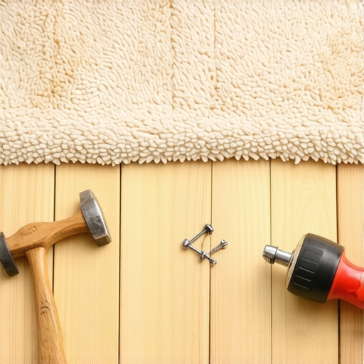 How to fix a squeaky floor through the carpet