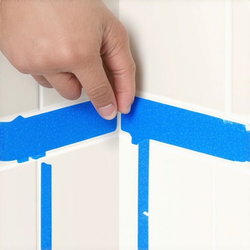 The 'Blue Tape' Method for Perfectly Straight Shower Silicone Lines