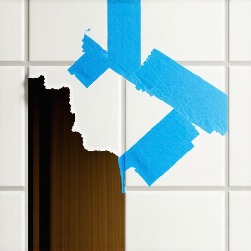 The Blue Tape Rule for Locating Studs Behind a Tiled Shower Wall