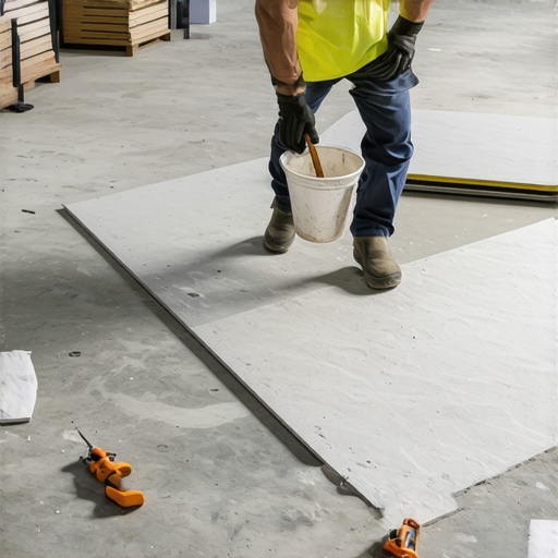 The 'Bucket Weight' Trick for Keeping Large Format Tiles from Sliding