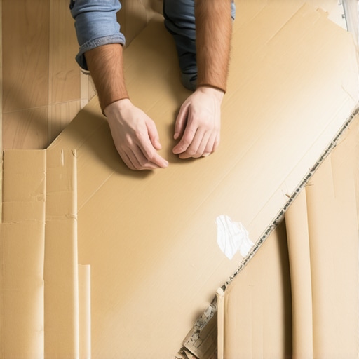 The 'Cardboard Trick' for protecting your new laminate during a move