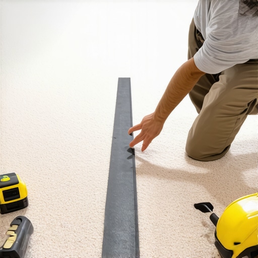 The 'Chalk Line' Secret for Getting Your Carpet Pattern Straight