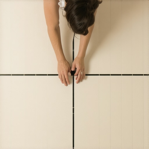 The Chalk Line Trick for Centering a Pattern in Your Shower Floor