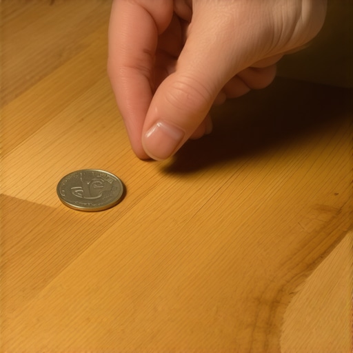 The 'Coin Drop' Test for Finding Hollow Hardwood Planks