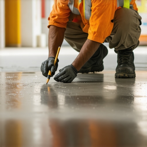 The 'Pencil Test' for Identifying Low Spots in Concrete Subfloors