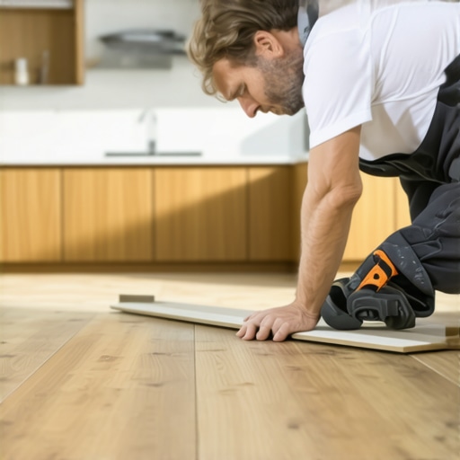 The Secret to Leveling a Kitchen Floor Around Cabinets