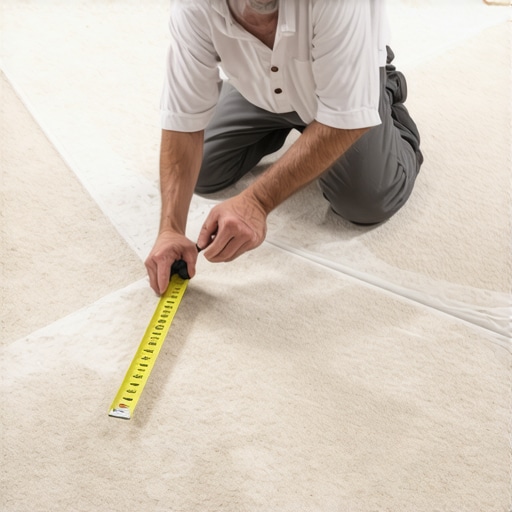 The 'Tape Mark' Secret for Aligning Carpet Patterns