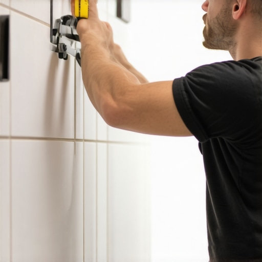 The 'Tape and Drill' Hack for Tiling Shower Walls Without Cracking Tiles