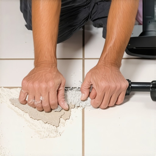 The best way to remove old grout without damaging the tiles