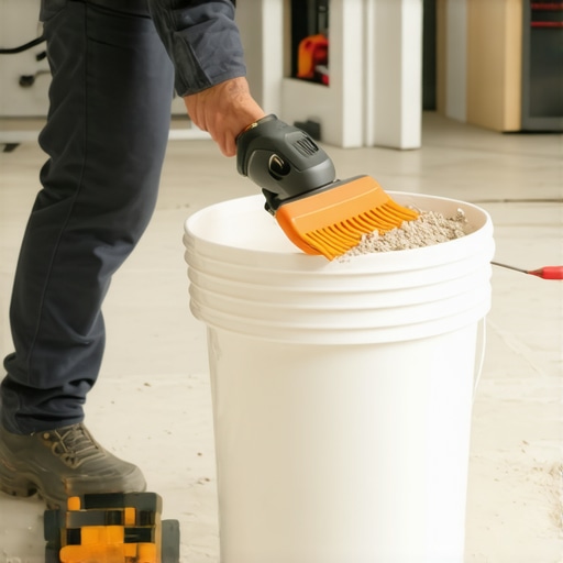 The secret to mixing floor leveler without getting dry clumps