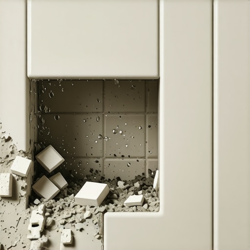 Why your shower niche tiles are falling off the wall