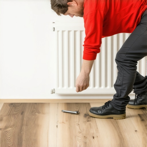 How to Install Laminate Flooring Around Radiator Pipes