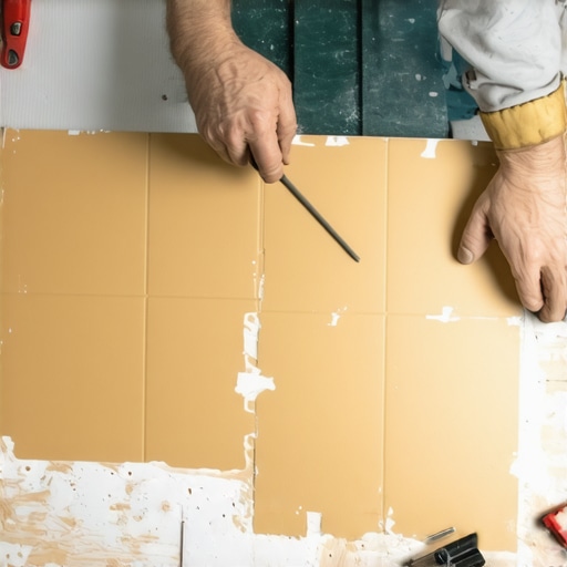 The Cardboard Template Trick for Complex Tile Cuts