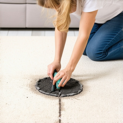 The 'Cookie Cutter' Method for Patching a Burnt Spot in Carpet
