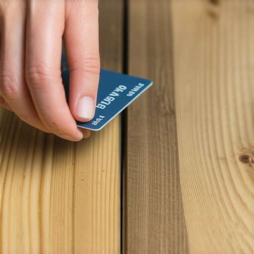 The 'Credit Card' Method for Cleaning Debris Out of Laminate Gaps