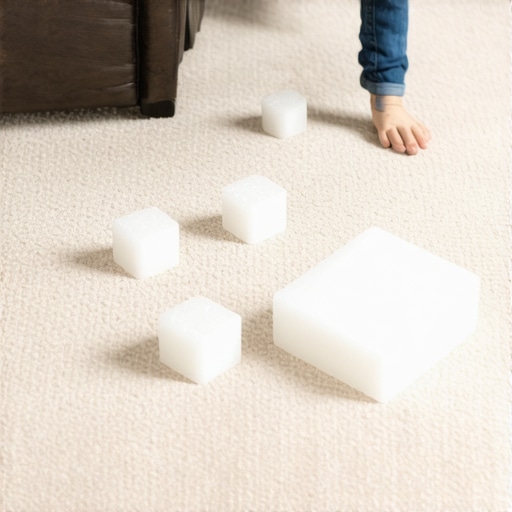 The 'Ice Cube' Hack for Removing Heavy Furniture Dents from Carpet