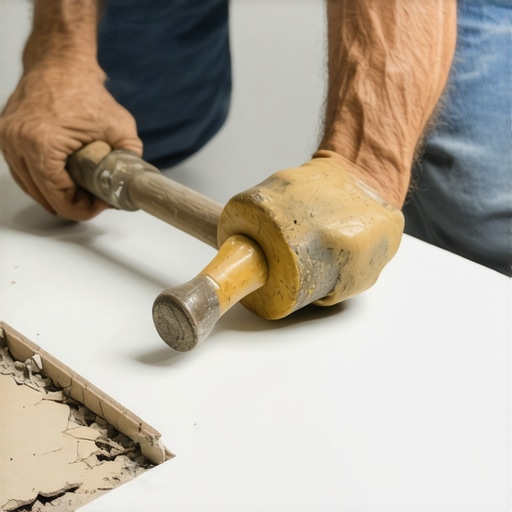 The Rubber Mallet Mistake That Breaks Tile Corners