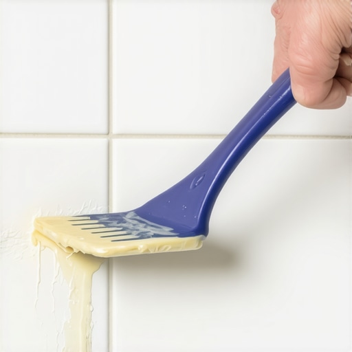 The 'Wet Spatula' Trick for Smoothing Caulking in Shower Corners