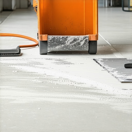Why Your Floor Leveler has White Powder on the Surface