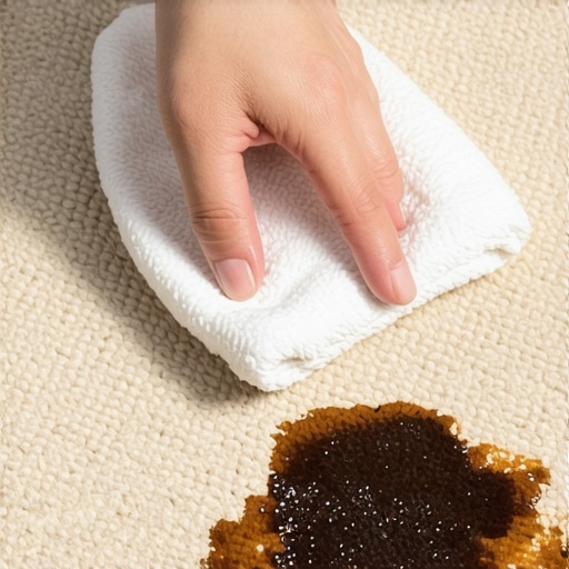 How to Remove Dark Coffee Stains from Light-Colored Berber Carpet