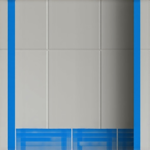 The 'Blue Tape' Strategy for Perfectly Straight Shower Niche Grout