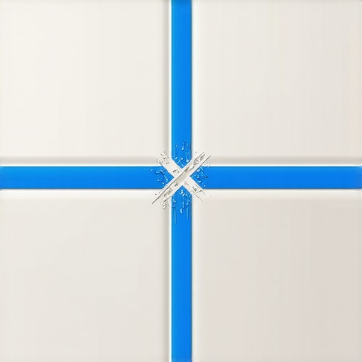 The 'Chalk Line' Method for Perfectly Centered Shower Patterns