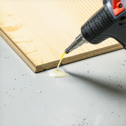 The 'Hot Glue' Method for Securing Loose Carpet Tacks on Concrete