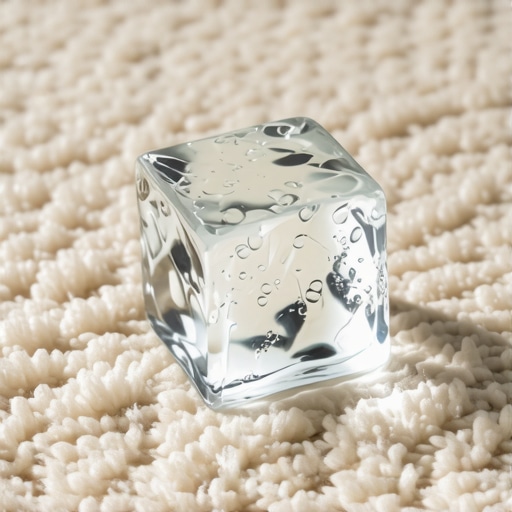 The 'Ice Cube' Trick for Removing Heavy Furniture Dents in Carpet