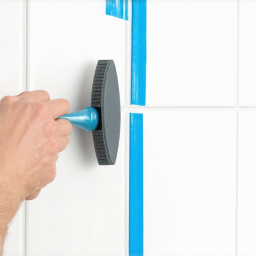The 'Painter's Tape' Trick for Perfectly Even Grout Lines in Showers